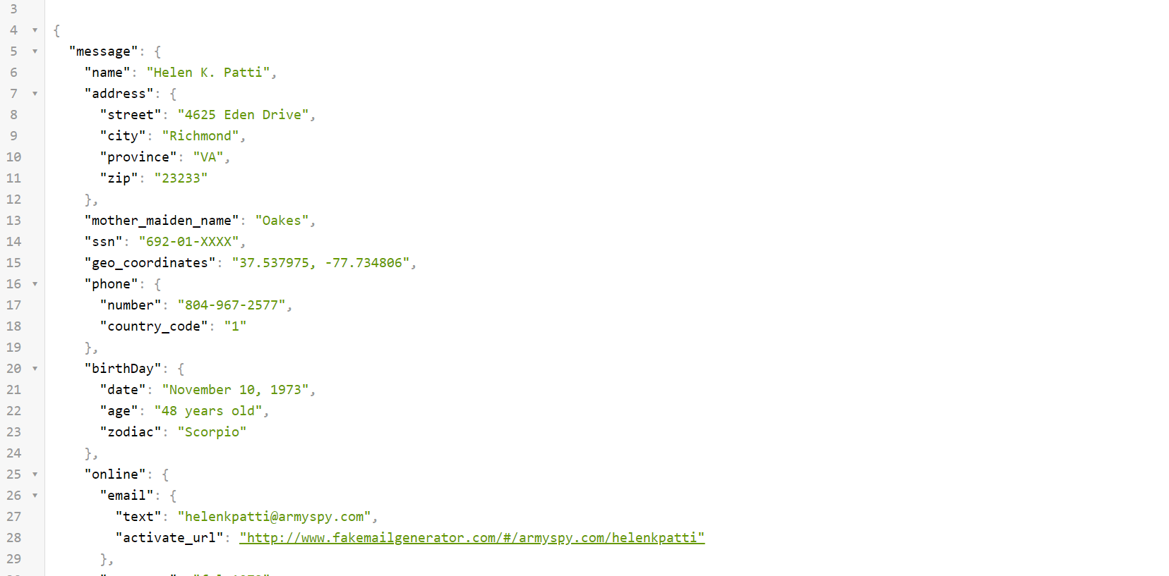 Cover Image for API Fake Name Generator